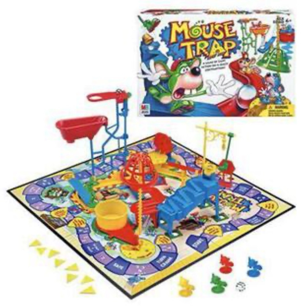 Classic Milton Bradley Mouse Trap board game